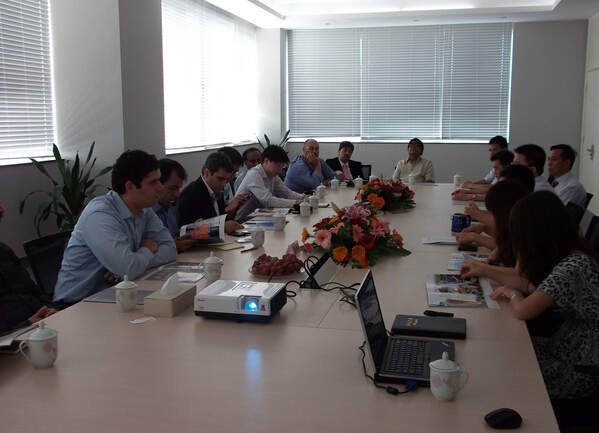 外賓到我公司參觀、座談